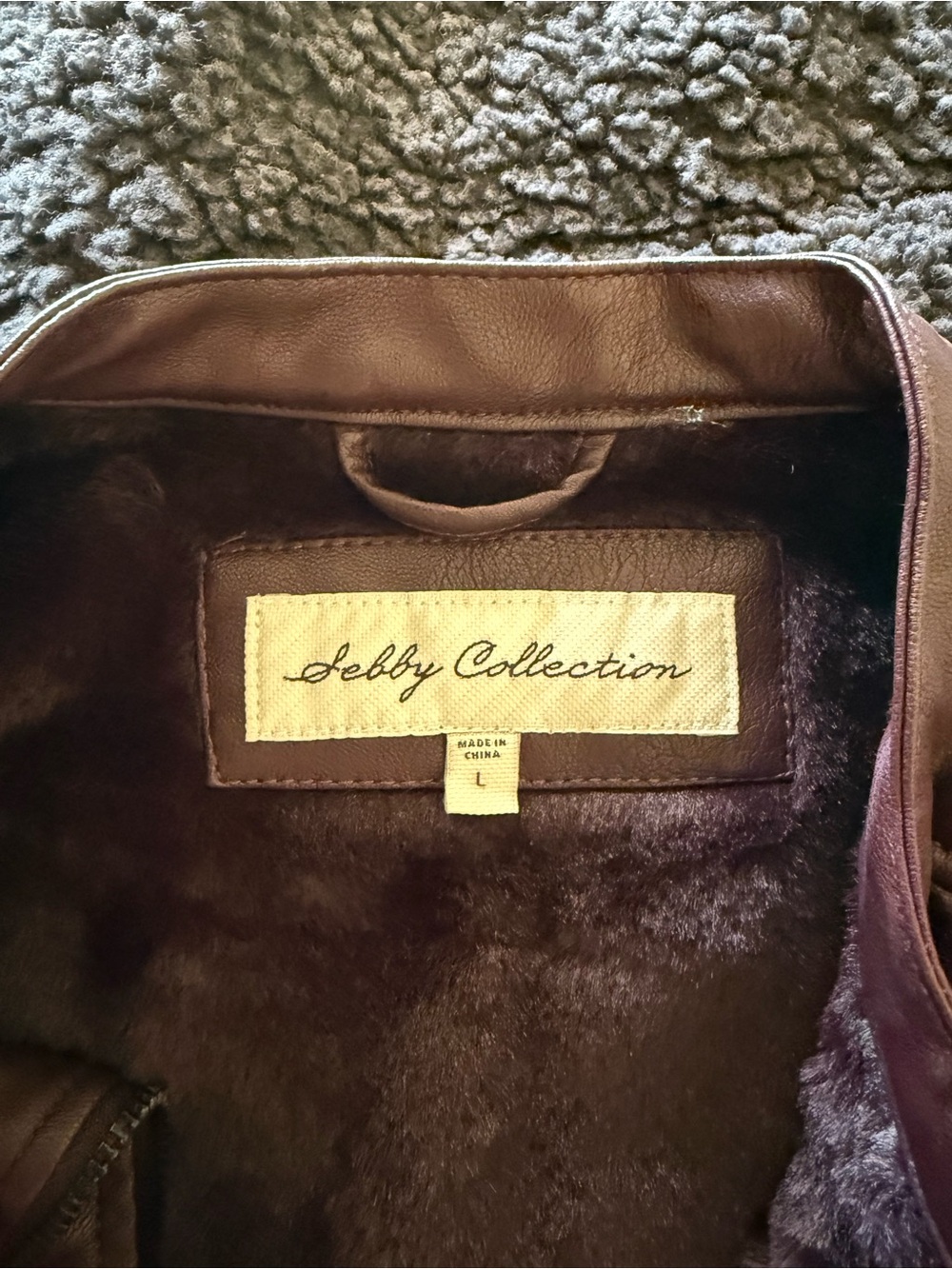 Sebby Collection Women's Brown Leather Jacket